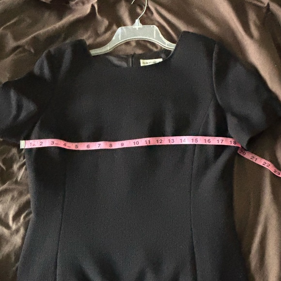 Albert Nipon light wool crepe Dress with Jacket - Picture 9 of 11